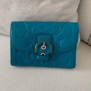 Blue Coach wallet